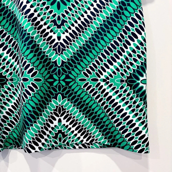 BANANA REPUBLIC Navy and green dress - Picture 5 of 7